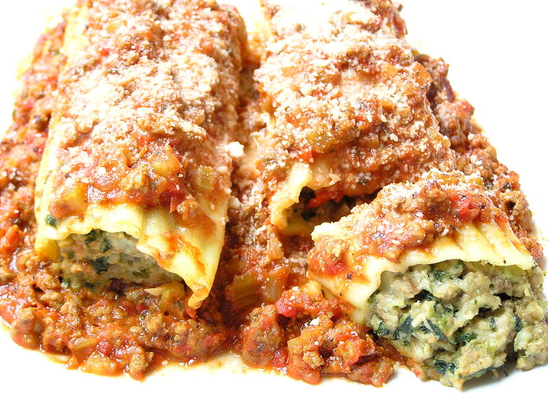 Beef Manicotti